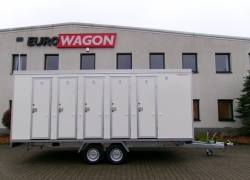 Letvogn 135 - Toilet- og bedevogn